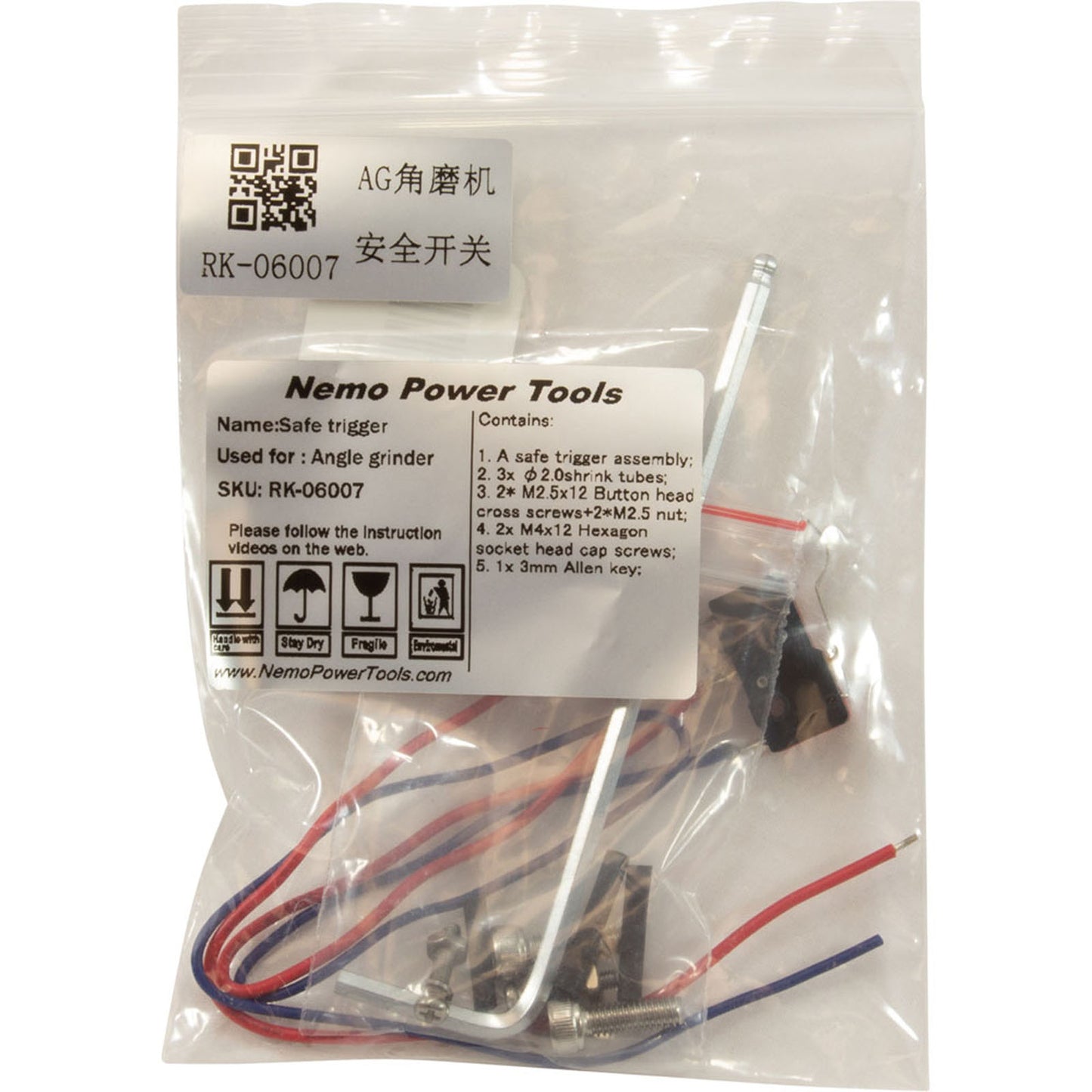 Safe Trigger Assembly, Nemo Power Tools, AG