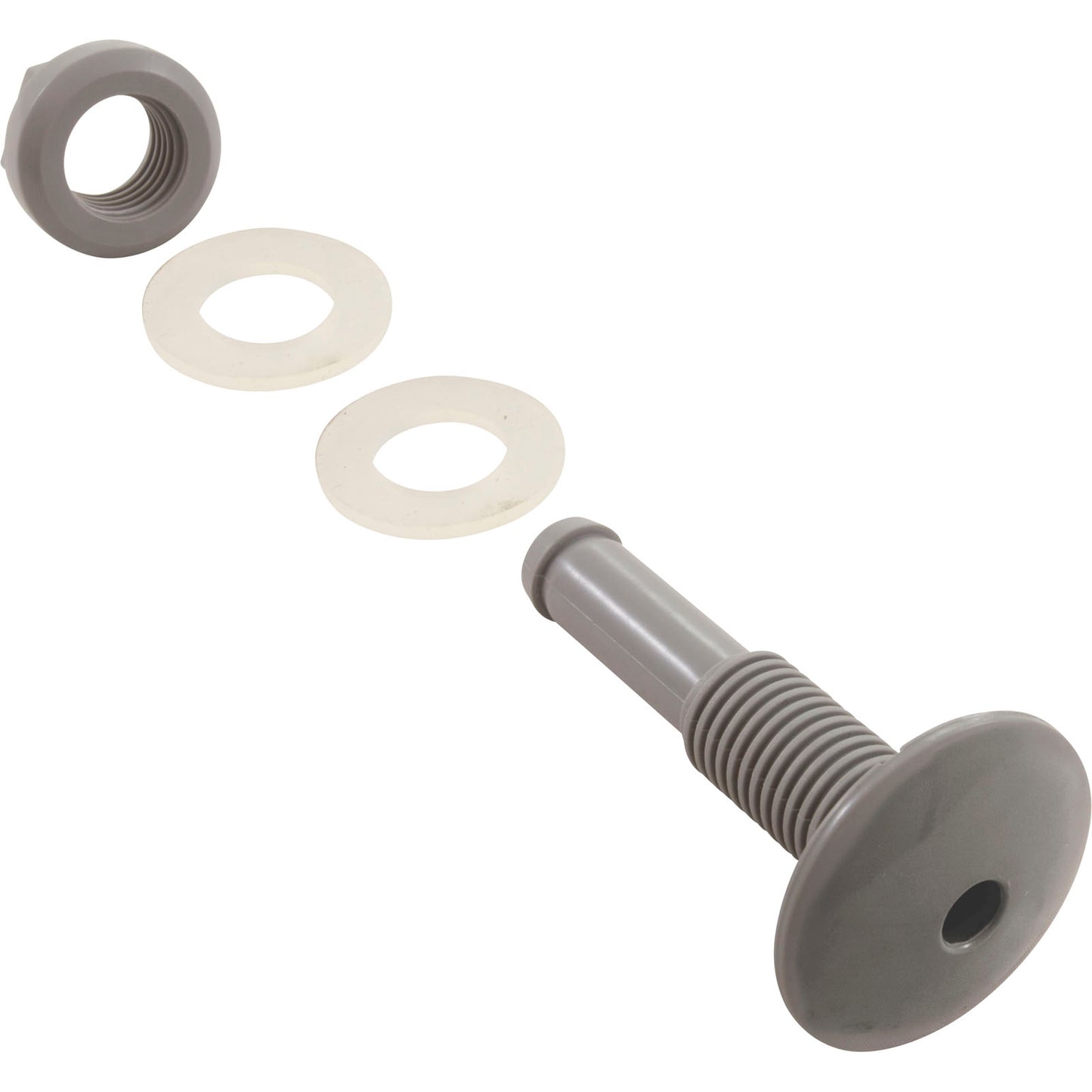 Air Injector, CMP Economy, Single Port, 3/8"fd, 3/8"sb, Gray