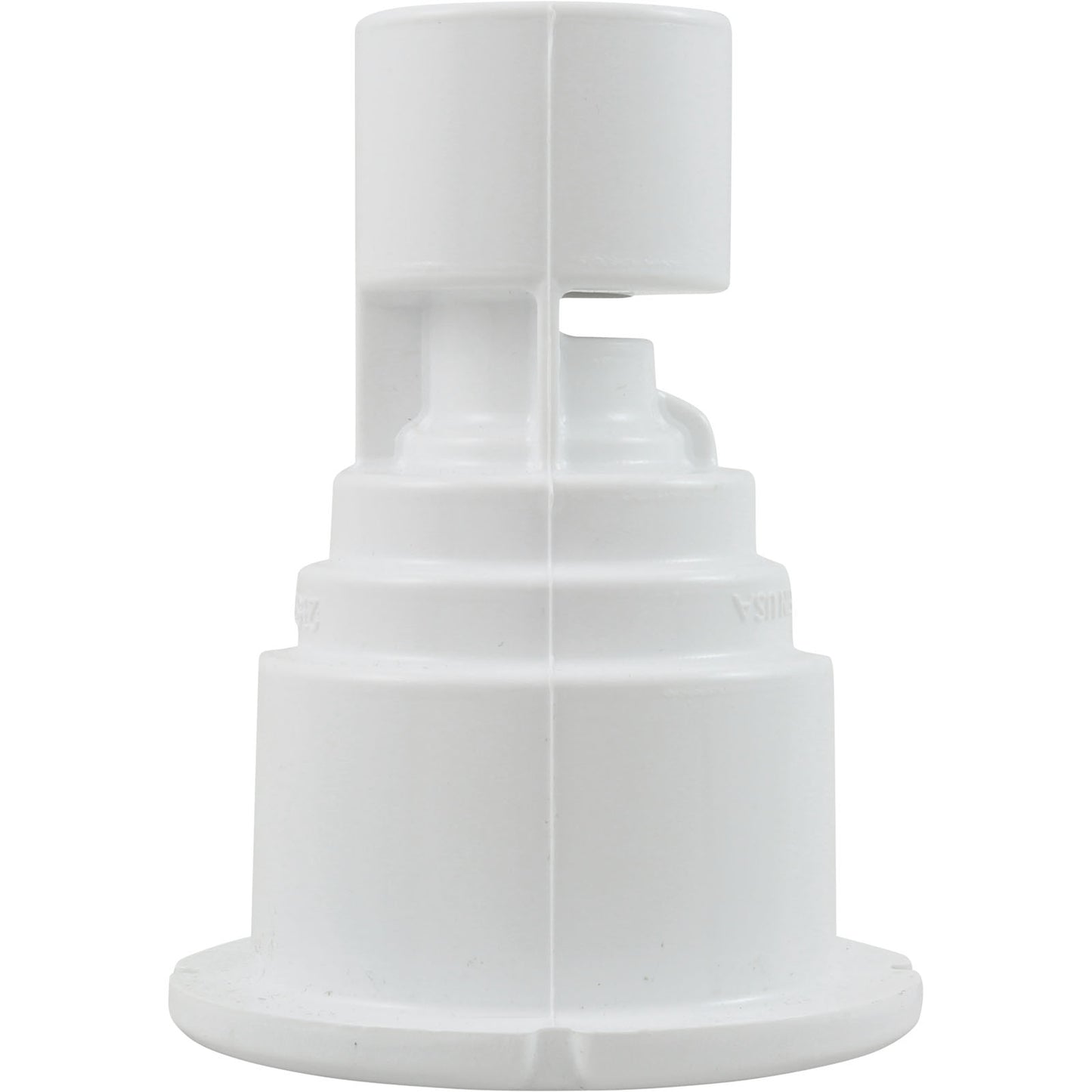 Wall Fitting, WW Poly Storm Gunite, Built-In, Wht, Thread-In
