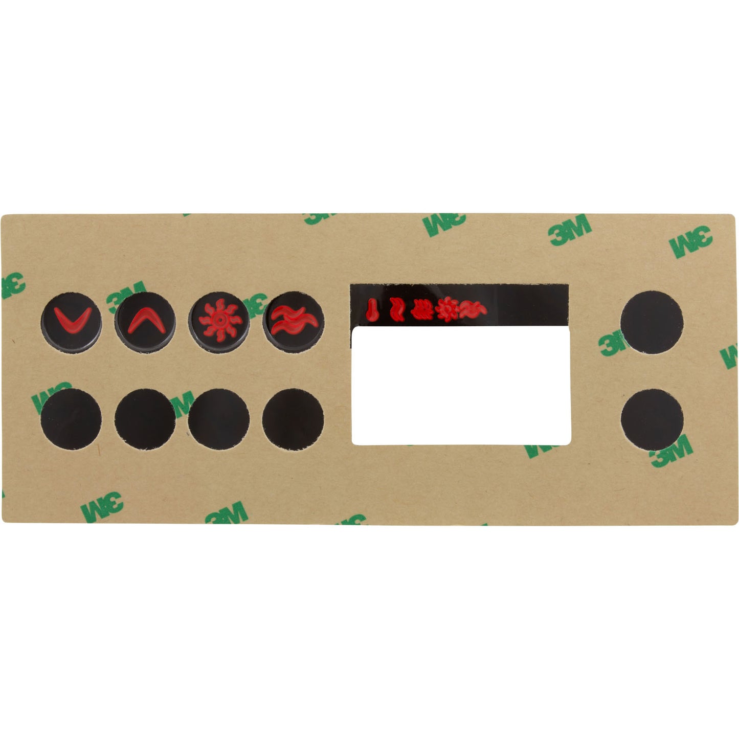 Overlay, Gecko TSC-19-GE1, 4 Button, P1, Light