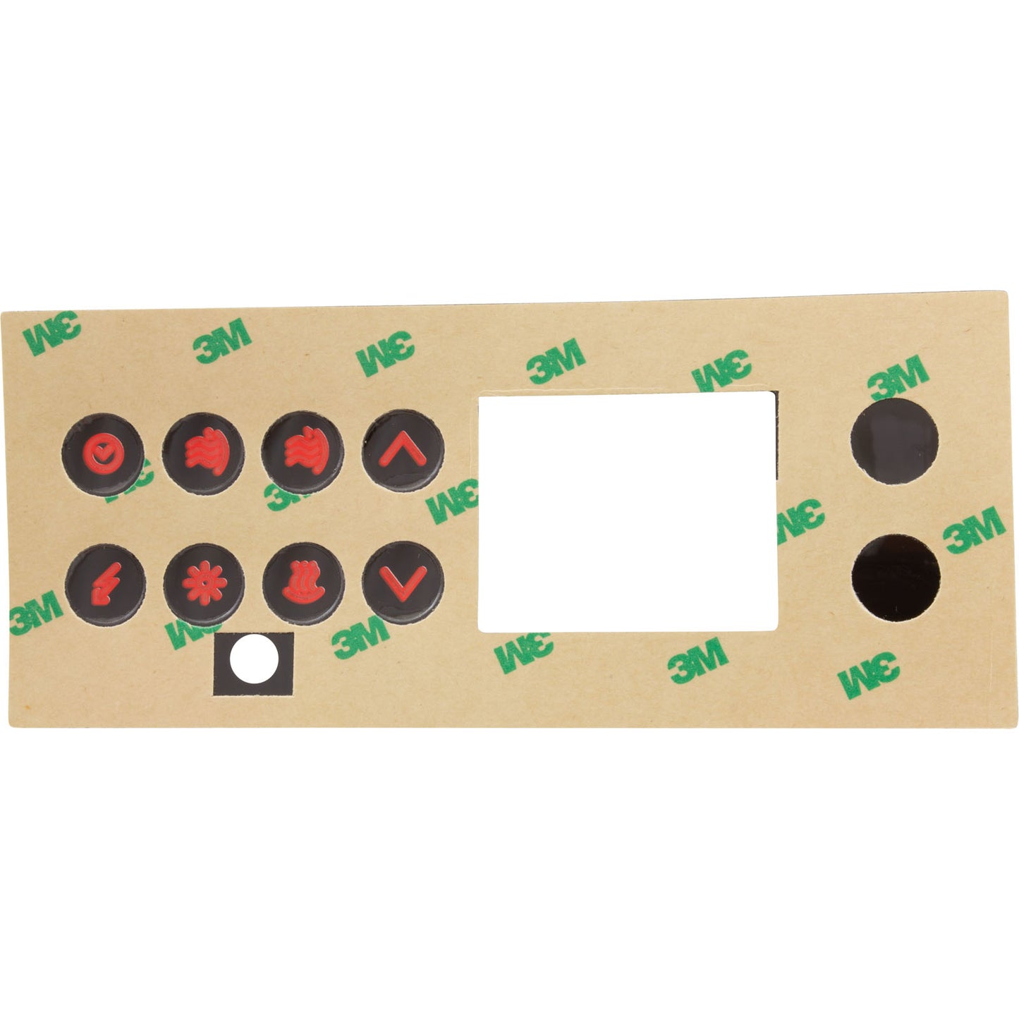 Overlay, Gecko TSC-4, 8-Button, P1, P2, Bl, Lt