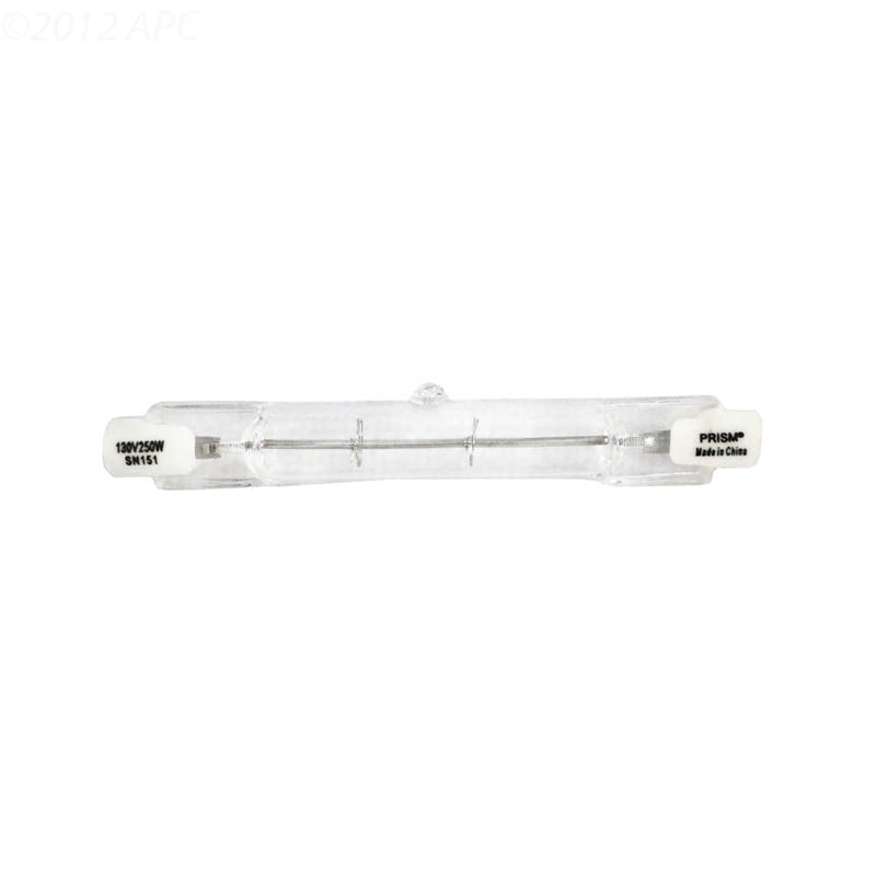 APC 250W 120V Halogen AquaLumin Pool Light Bulb, 83mm Double-Ended (APC120250C)