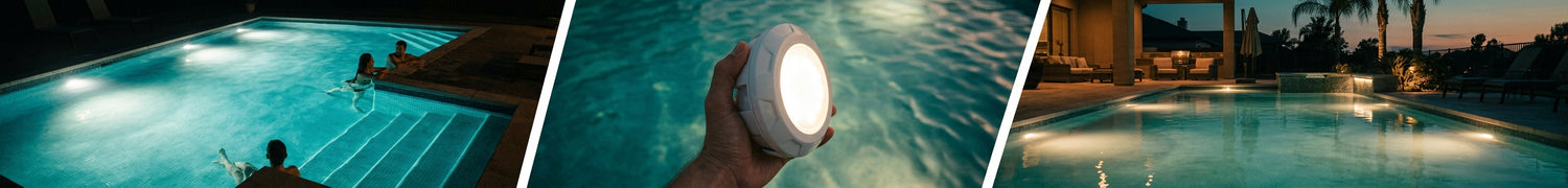 White Pool Lights