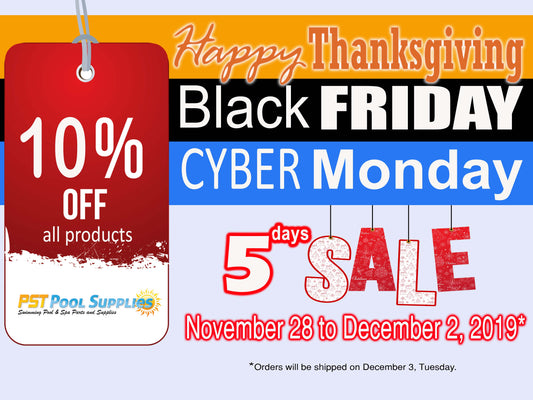 Best Online Thanksgiving & Black Friday Pool Supplies Sales