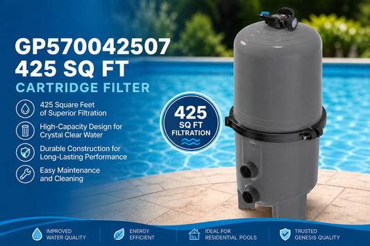Pool Filtration at Scale: The Genesis 425 Sq Ft Cartridge Filter Explained