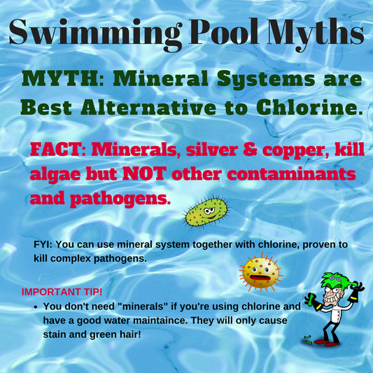 Swimming Pool Myths # 3 Mineral Systems are Best Alternative to Chlorine