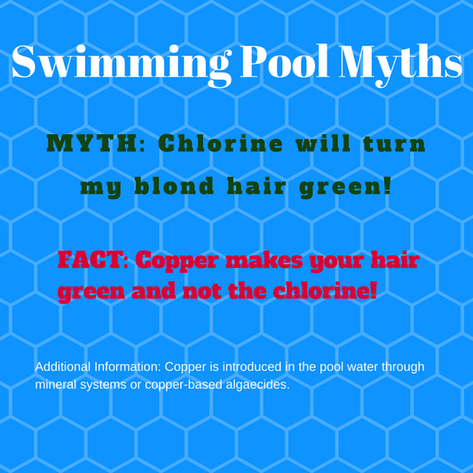 Swimming Pool Myths # 1 Chlorine Turns Blond Hair Green