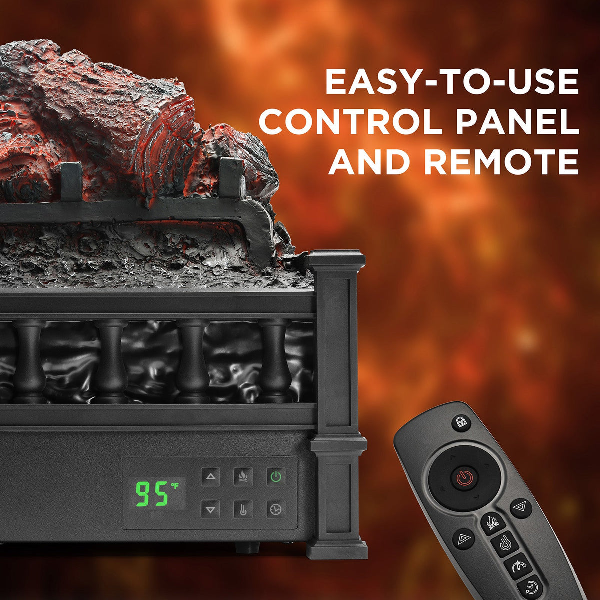Eternal Flame EF26-PB Electric Fireplace Logs