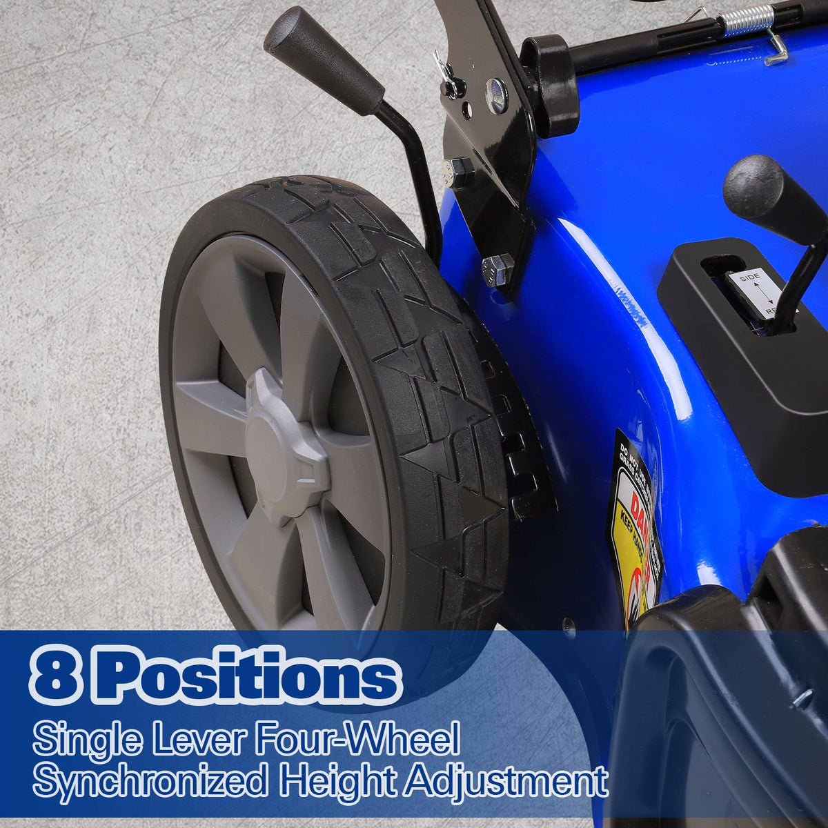 BILT HARD 21" Self-Propelled Gas Lawn Mower – 201cc 4-Cycle Engine, 3-in-1 Mulching, Bagging & Side Discharge, 8-Position Height Adjustment, Easy Start