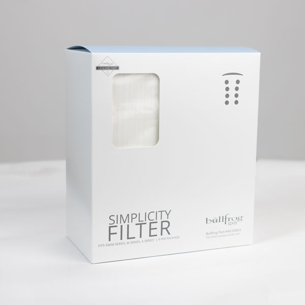 Bullfrog Spas 10-00814 Simplicity Filter, 4 Pack
