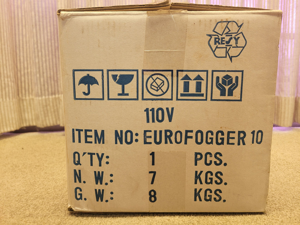 Eurofogger 10 High Power Portable Fog Generator Machine by TPR 120V