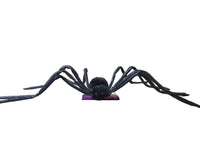 50" Posable Black Glitter Spider Halloween Prop