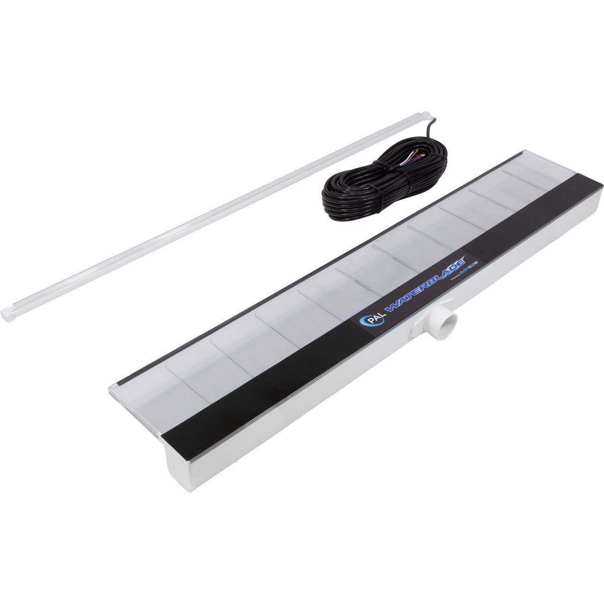 PAL EvenFlow 4' Waterblde Lt, Rear Feed, MultiColor, 80ft Cbl