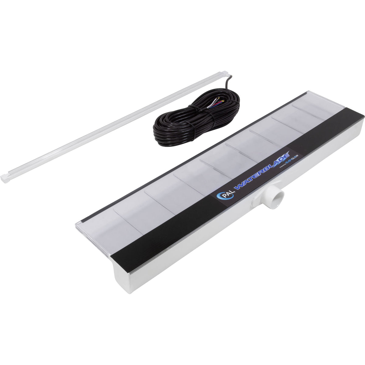 PAL EvenFlow 3' Waterblde Lt, alimentación trasera, multicolor, cable de 80 pies
