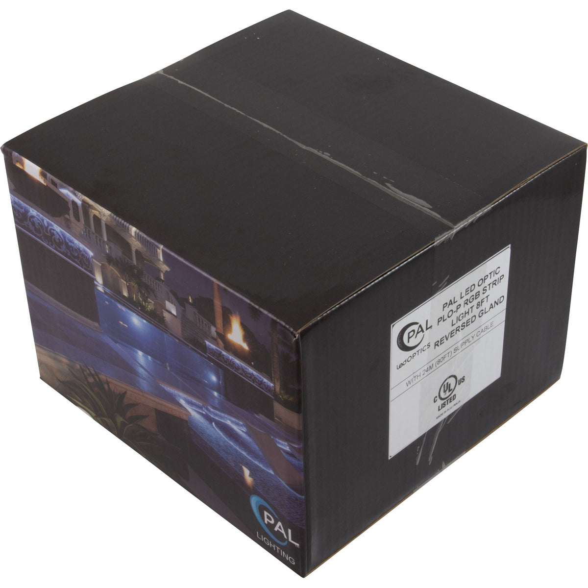 PAL LED Perim RGB, Rev Glnd, 8ft, 4thGen, 24vdc, w/79ft Cord, WF