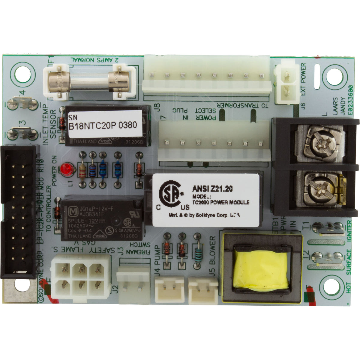PCB, Zodiac Jandy Lite2