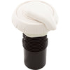 Control de aire, WW, 1-5/8" de alto, 2-3/4" de ancho, con muescas, blanco, 1"