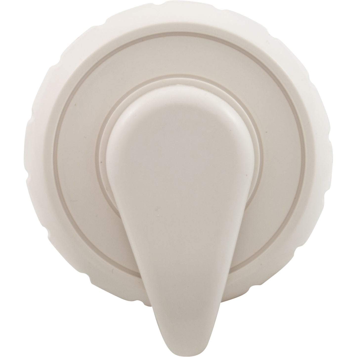 Control de aire, WW, 1-5/8" de alto, 2-3/4" de ancho, con muescas, blanco, 1"