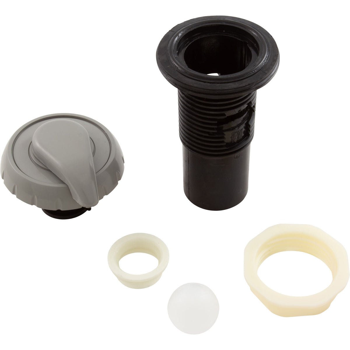 Air Ctrl, WW, 1 -5/8"hs, 2-3/4"fd, Notched, Gry, 1"