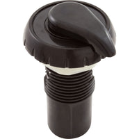 Air Ctrl, WW, 1 -5/8"hs, 2-3/4"fd, Notched, Blk, 1"