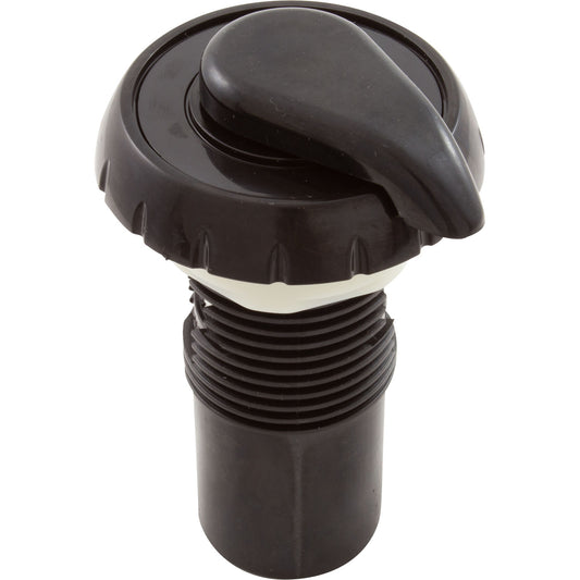 Air Ctrl, WW, 1 -5/8"hs, 2-3/4"fd, Notched, Blk, 1"