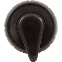 Air Ctrl, WW, 1 -5/8"hs, 2-3/4"fd, Notched, Blk, 1"