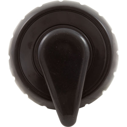 Air Ctrl, WW, 1 -5/8"hs, 2-3/4"fd, Notched, Blk, 1"