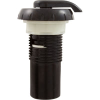 Air Ctrl, WW, 1 -5/8"hs, 2-3/4"fd, Notched, Blk, 1"
