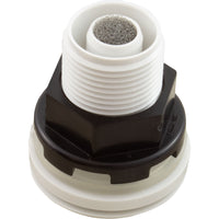 Air Ctrl, BWG/HAI Mini, 1-1/8"hs, 1-11/16"fd, Crescent, Wht, 1/2"