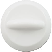Air Ctrl, BWG/HAI Mini, 1-1/8"hs, 1-11/16"fd, Crescent, Wht, 1/2"