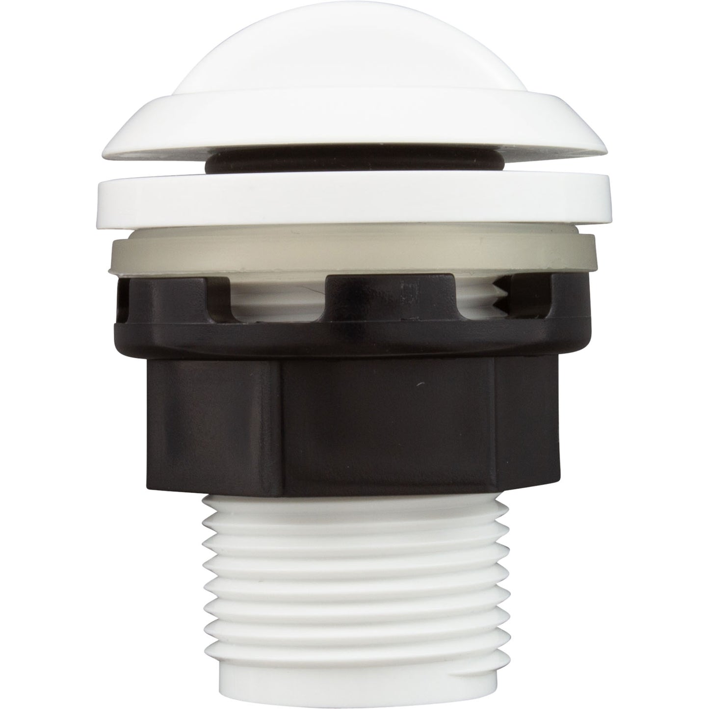 Air Ctrl, BWG/HAI Mini, 1-1/8"hs, 1-11/16"fd, Crescent, blanc, 1/2"