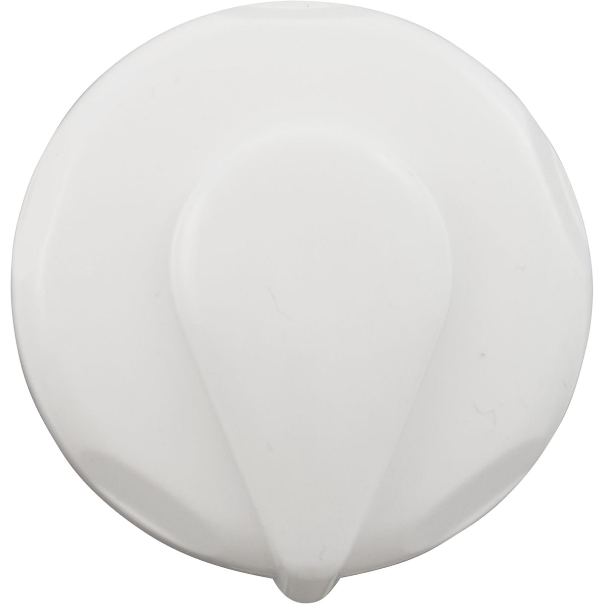Air Ctrl, CMP, Mini, 1-1/8"hs, 1-11/16"dia, Cresent, White, 1/2"