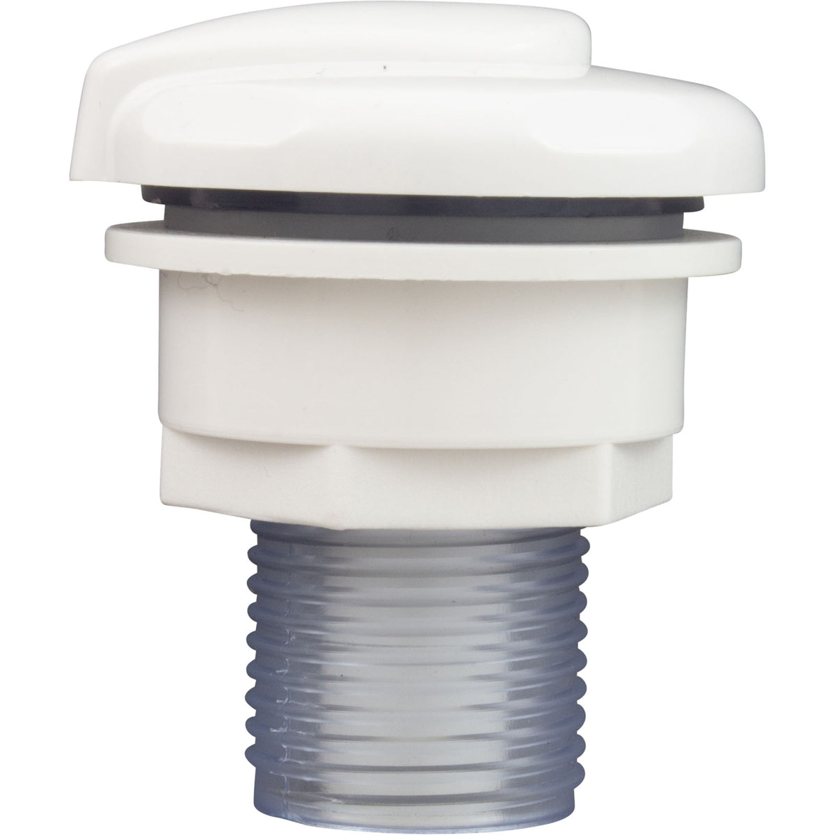 Air Ctrl, CMP, Mini, 1-1/8"hs, 1-11/16"dia, Cresent, White, 1/2"