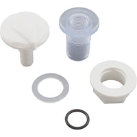 Air Ctrl, CMP, Mini, 1-1/8"hs, 1-11/16"dia, Cresent, White, 1/2"