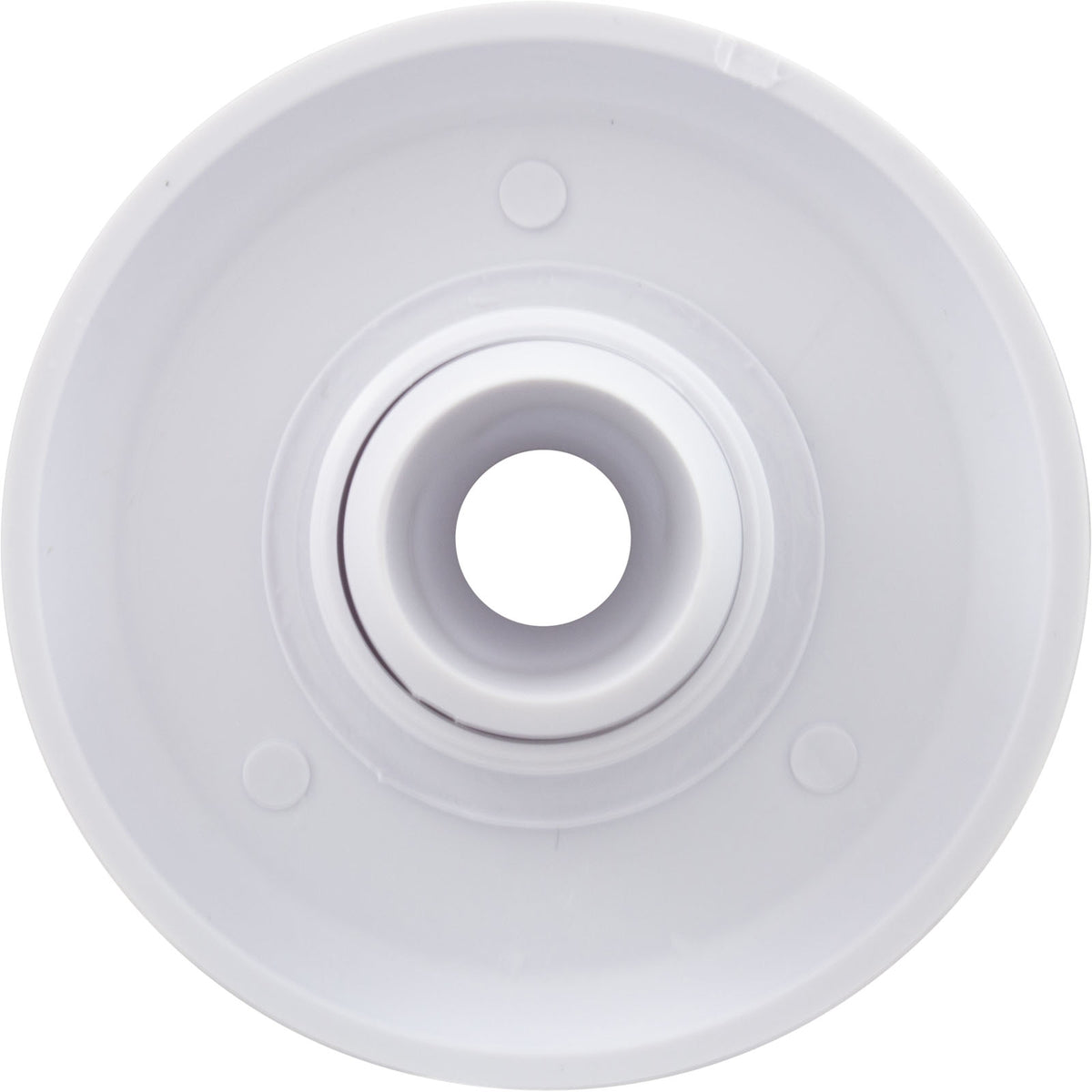 Escutcheon, BWG/GG Mini Jet, w/Dir Eyeball, Smth, White