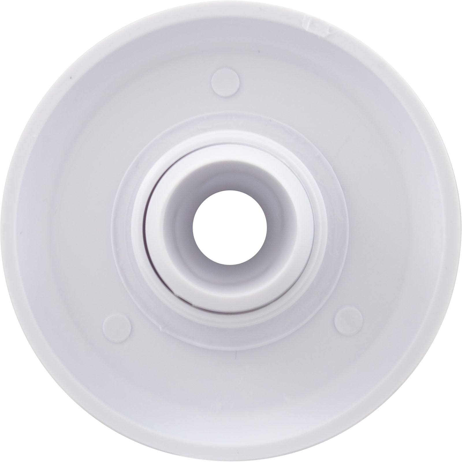Escutcheon, BWG/GG Mini Jet, w/Dir Eyeball, Smth, White