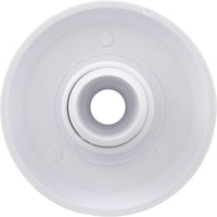 Escutcheon, BWG/GG Mini Jet, w/Dir Eyeball, Smth, White