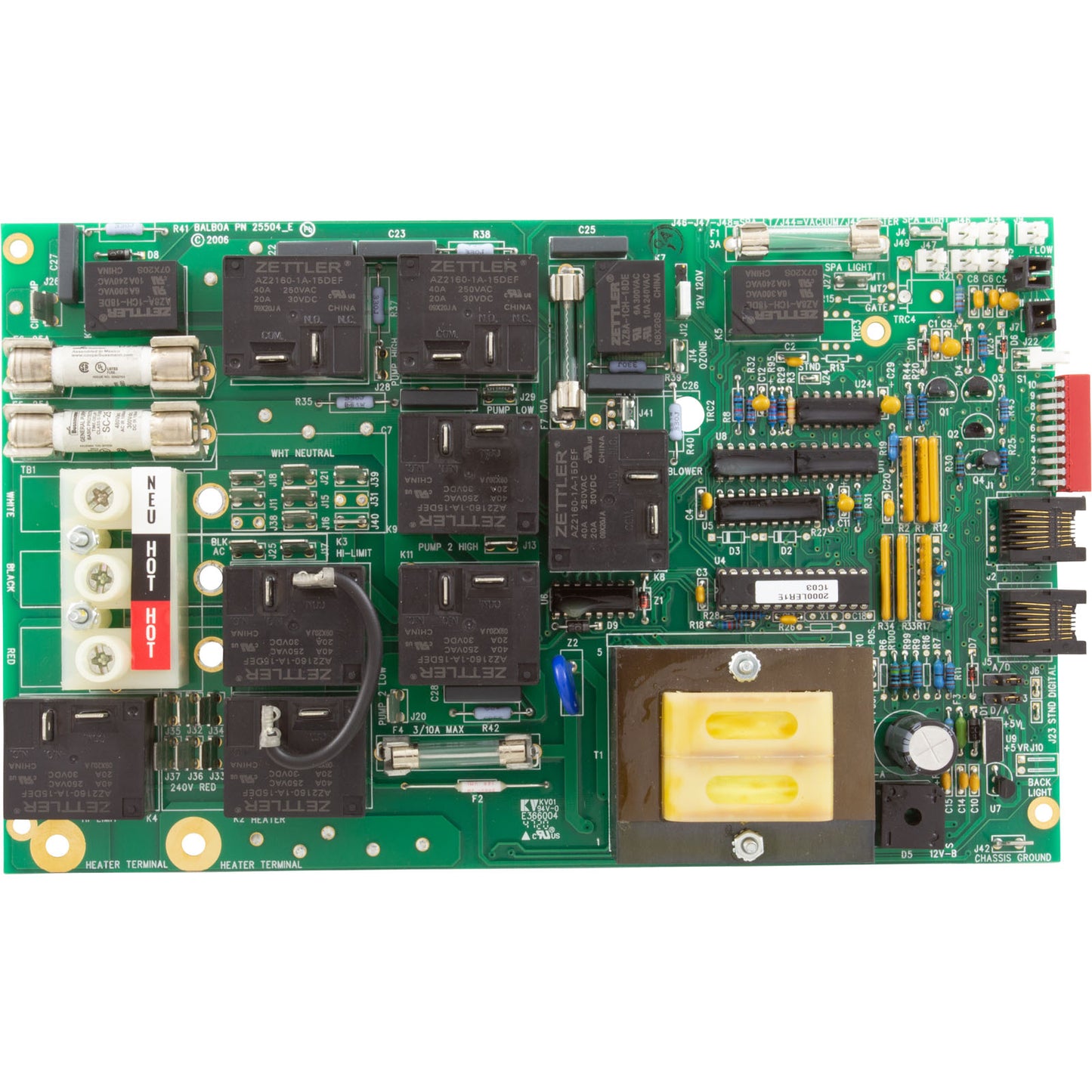 PCB, Balboa, 2000LE, 33-52295, Pressure Switch