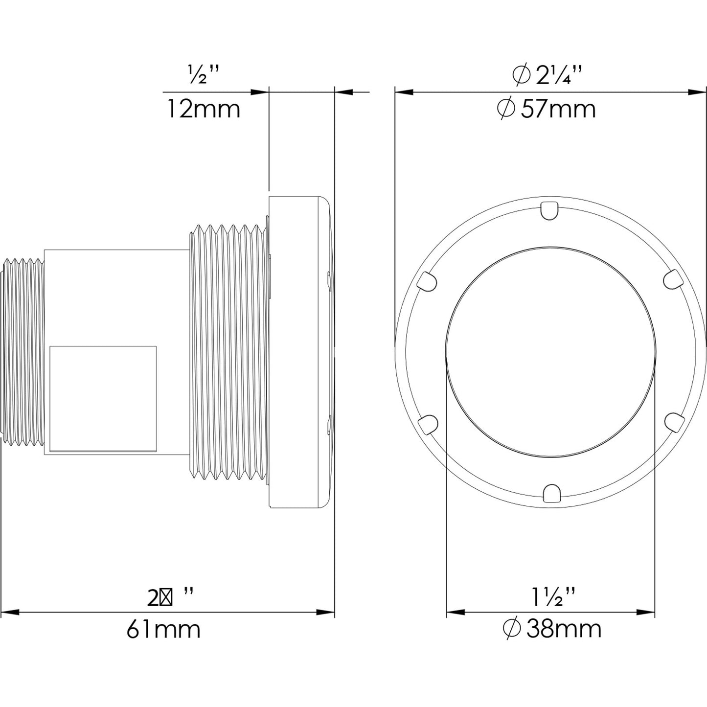 PAL Treo Retro Multi Color Nicheless Pool & Spa Light, 150ft