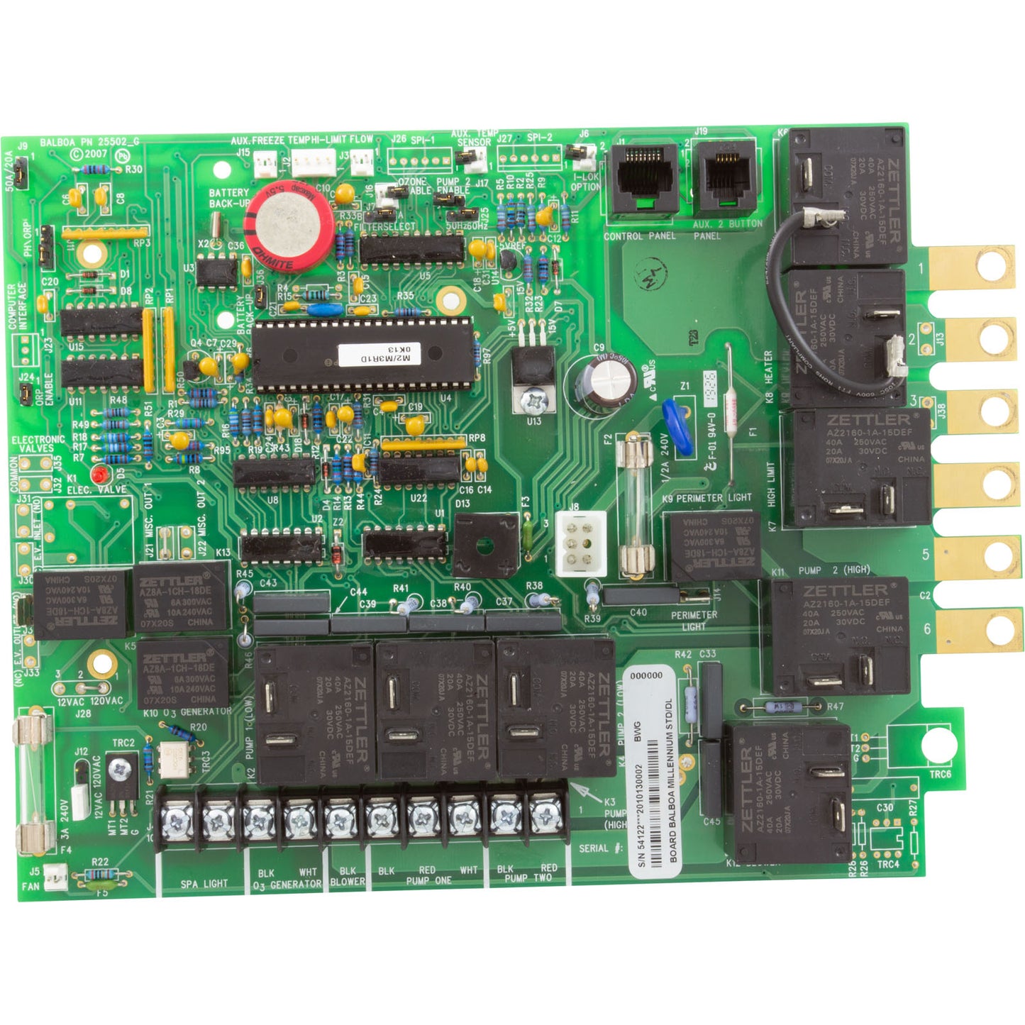 PCB, Balboa, Deluxe and Standard, 54122