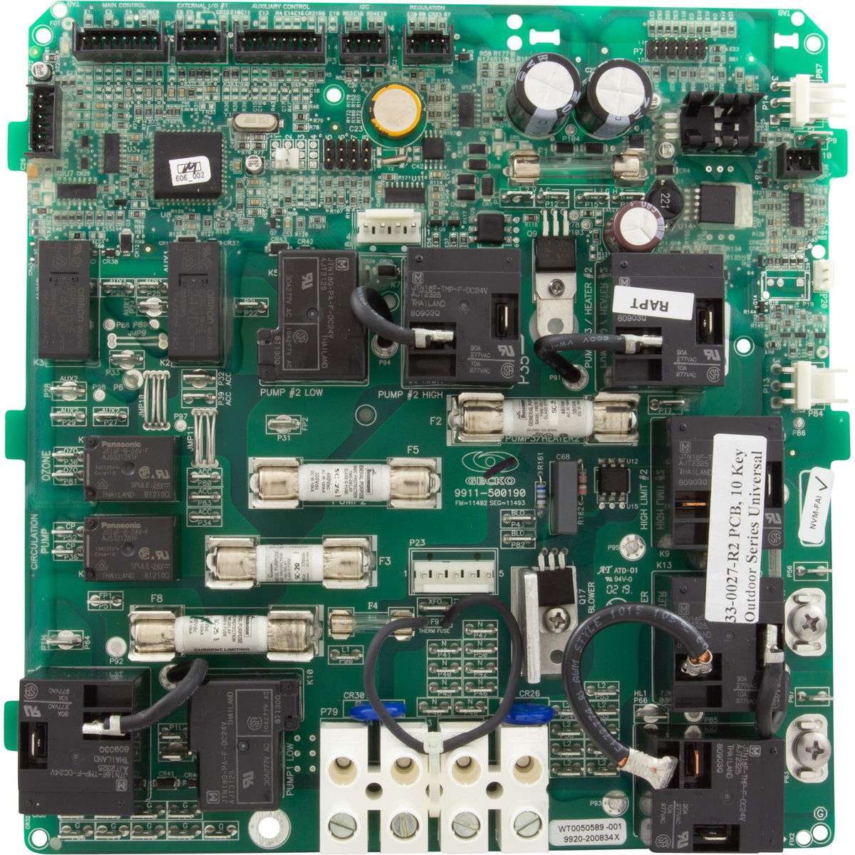 PCB, Hydro-Quip, Outdoor 8600, 230v, After 5/03