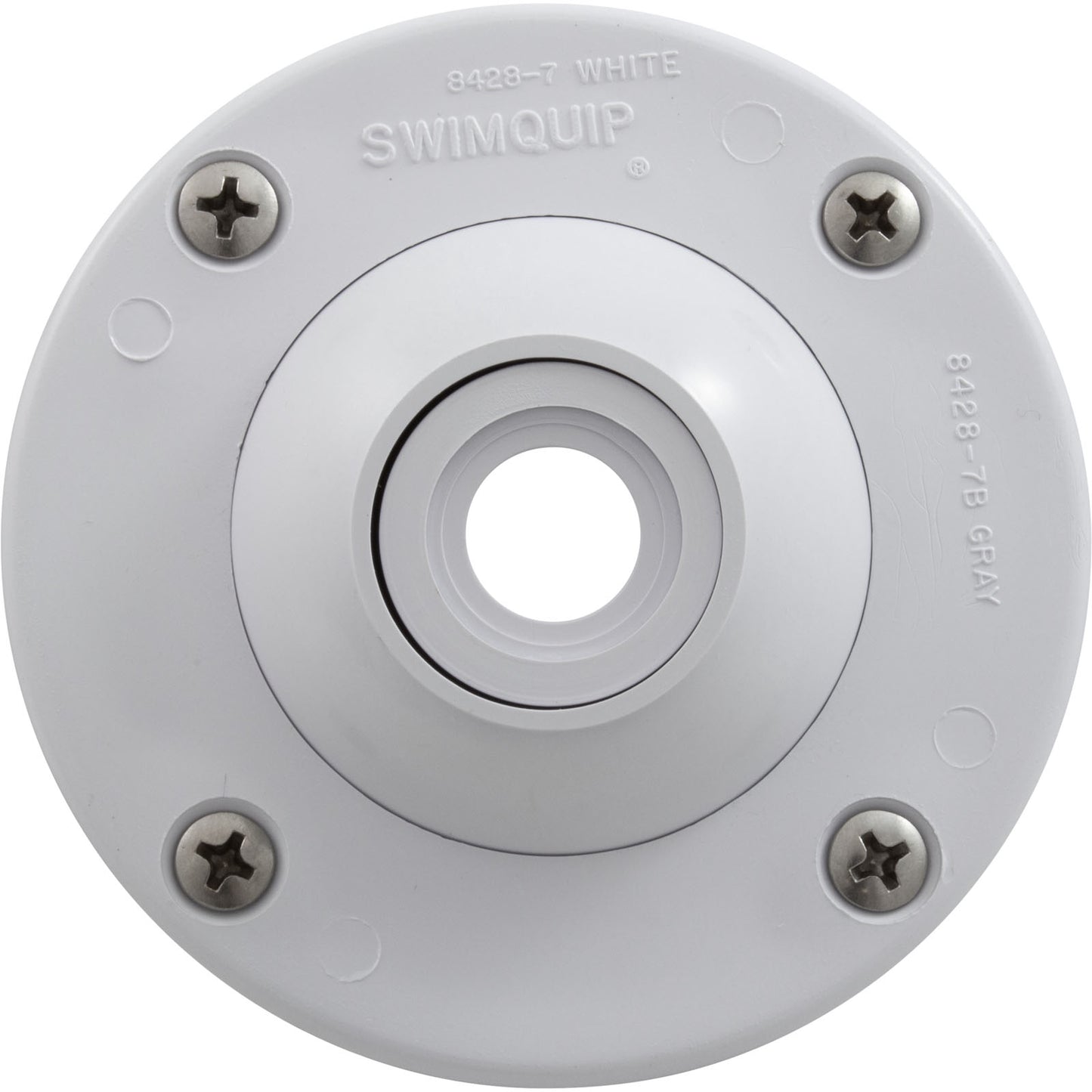 Entrada de globo ocular, Pentair, 1-1/4", Gunite, blanco