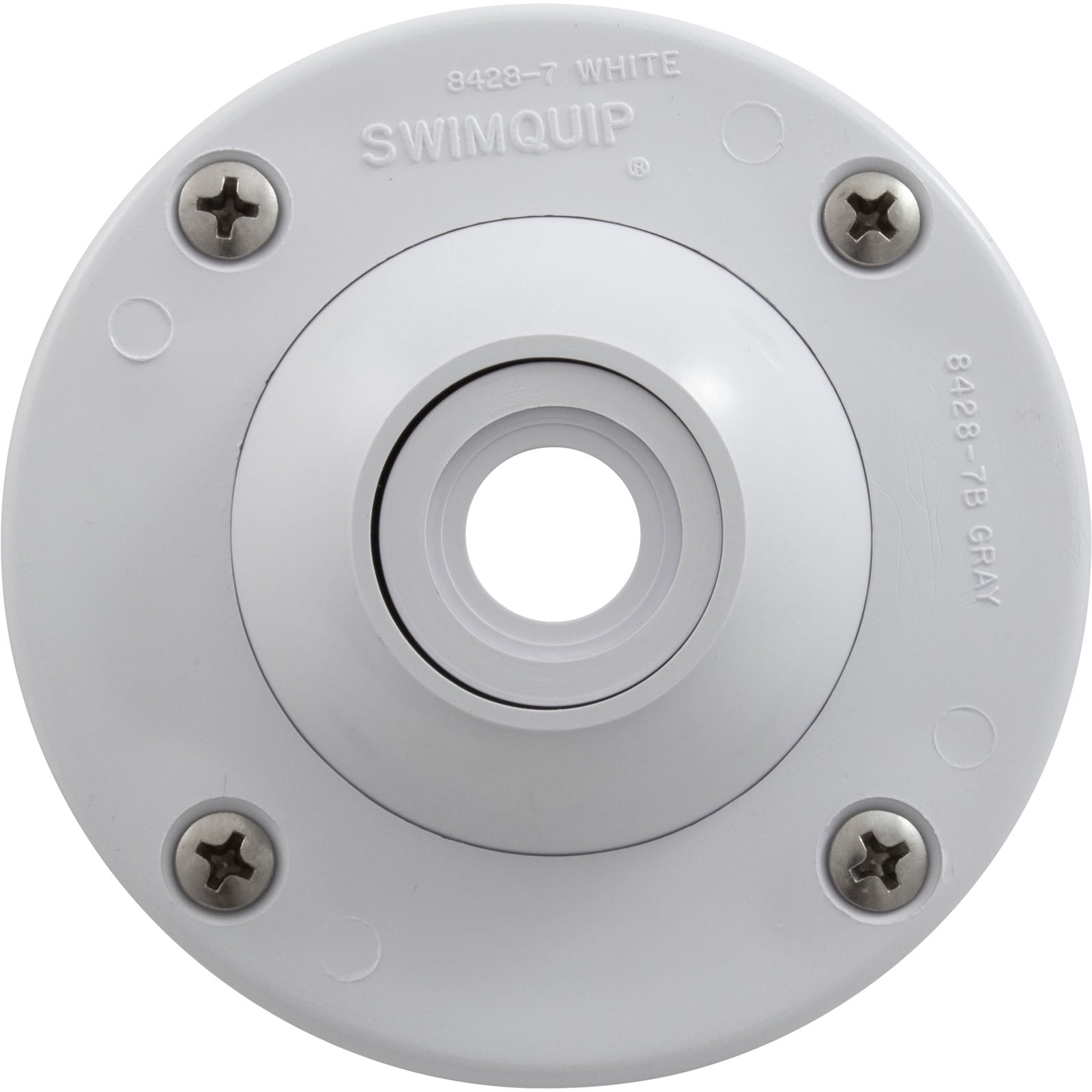 Eyeball Inlet, Pentair, 1-1/4", Gunite, White