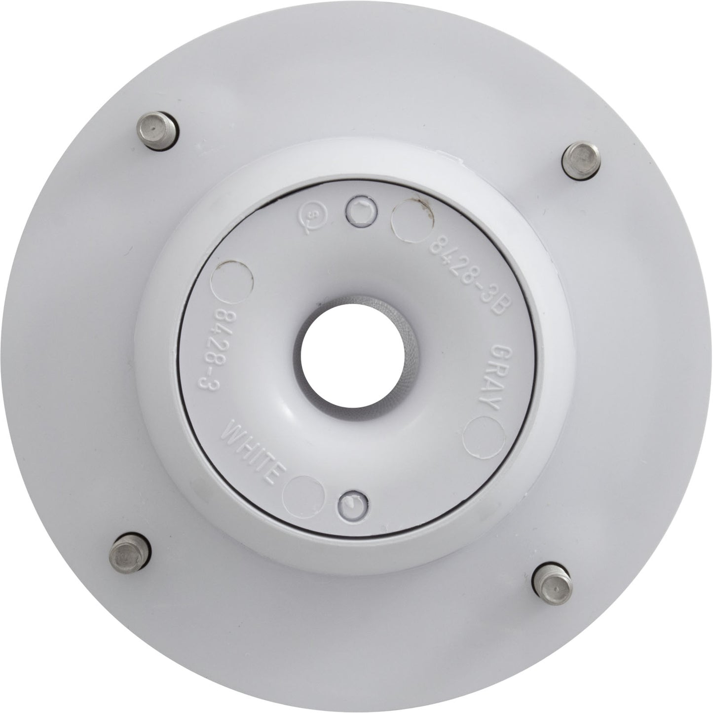 Entrada de globo ocular, Pentair, 1-1/4", Gunite, blanco