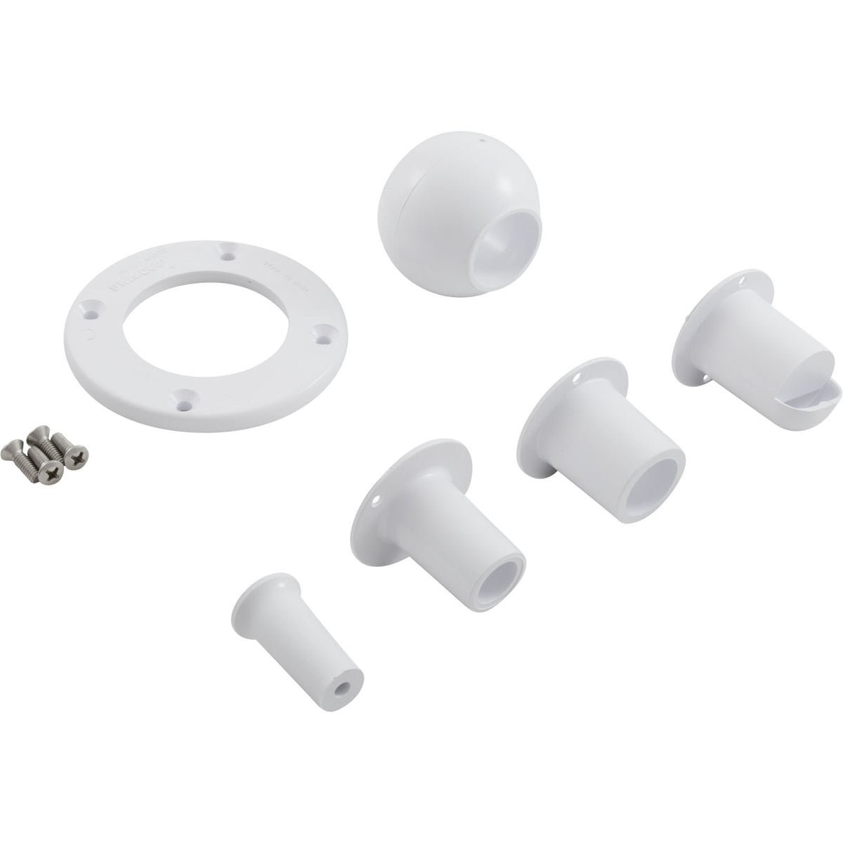 Eyeball Inlet, Pentair, 1-1/4", Gunite, White
