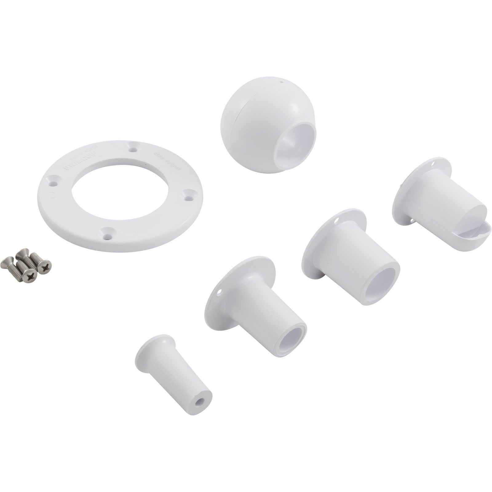 Eyeball Inlet, Pentair, 1-1/4", Gunite, White