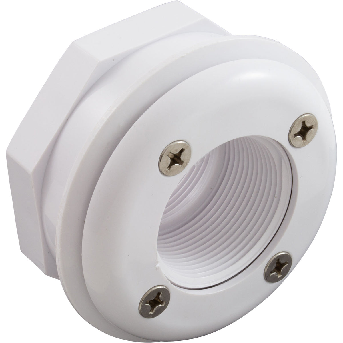 Inlet Fitting, 3"hs, 1-1/2"fpt x 1-1/2"fpt, w/Locknut