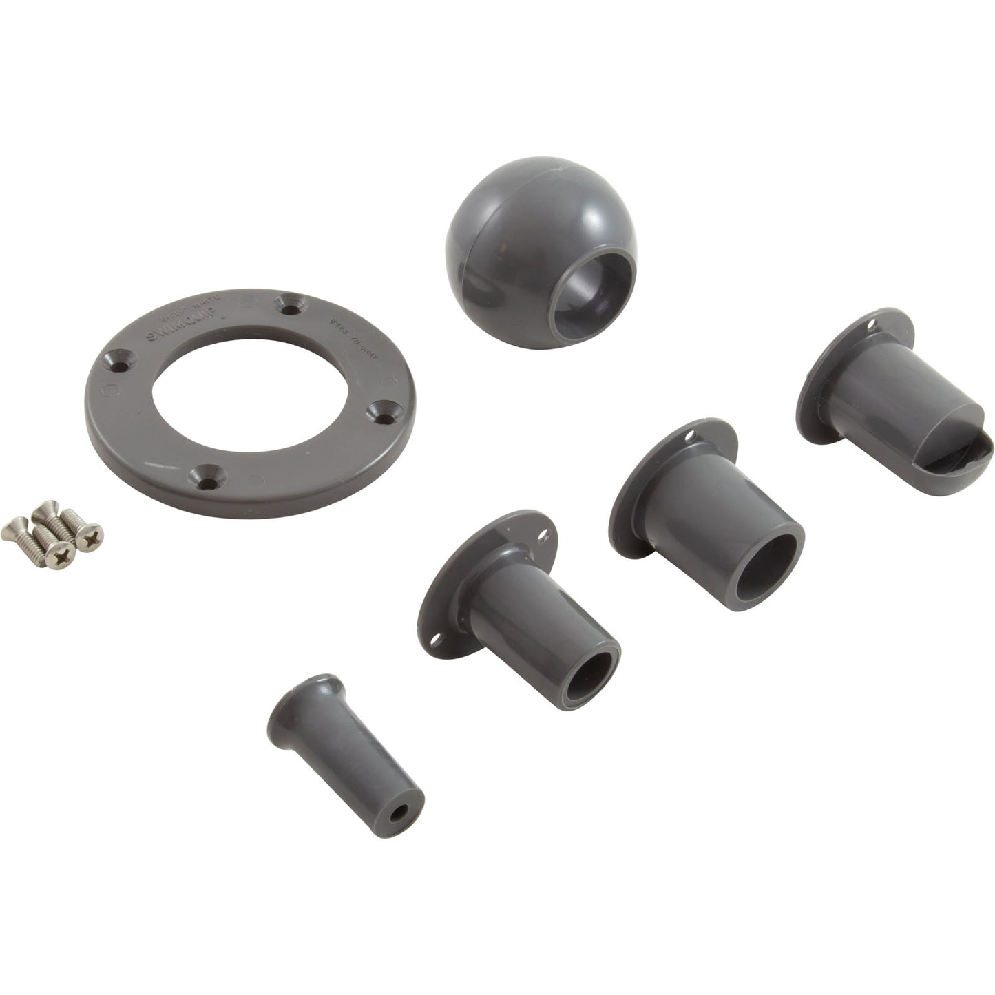 Eyeball Inlet, Pentair, 1-1/4", Gunite, Gray