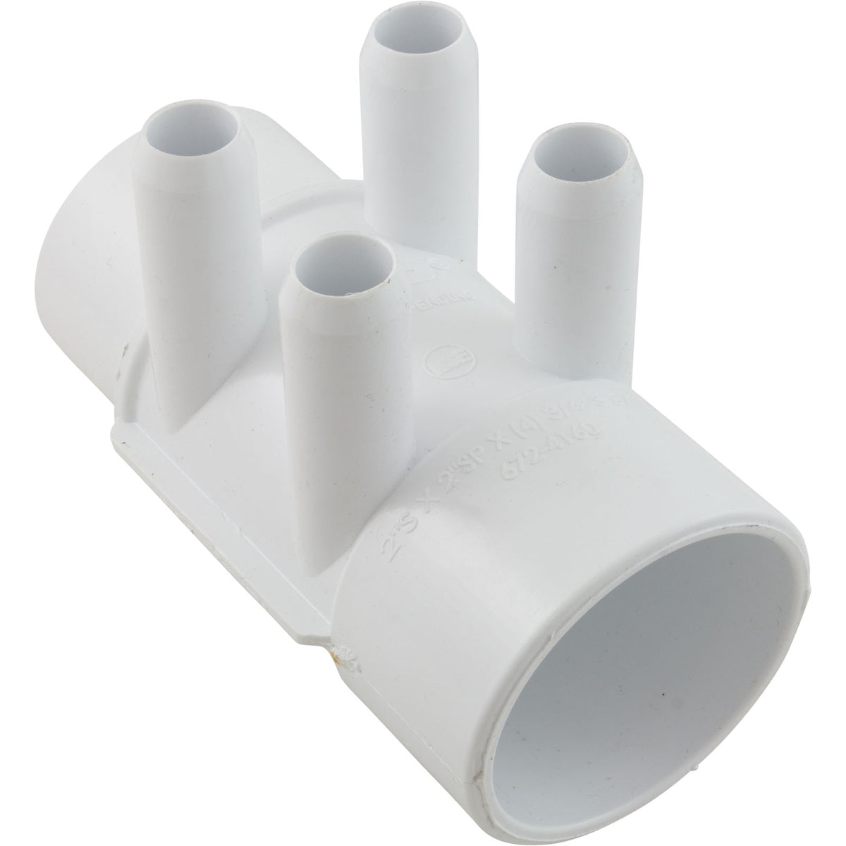 Manifold, 3/4"sb, 4 Port, Flow Thru, 2"s x 2"spg, SP