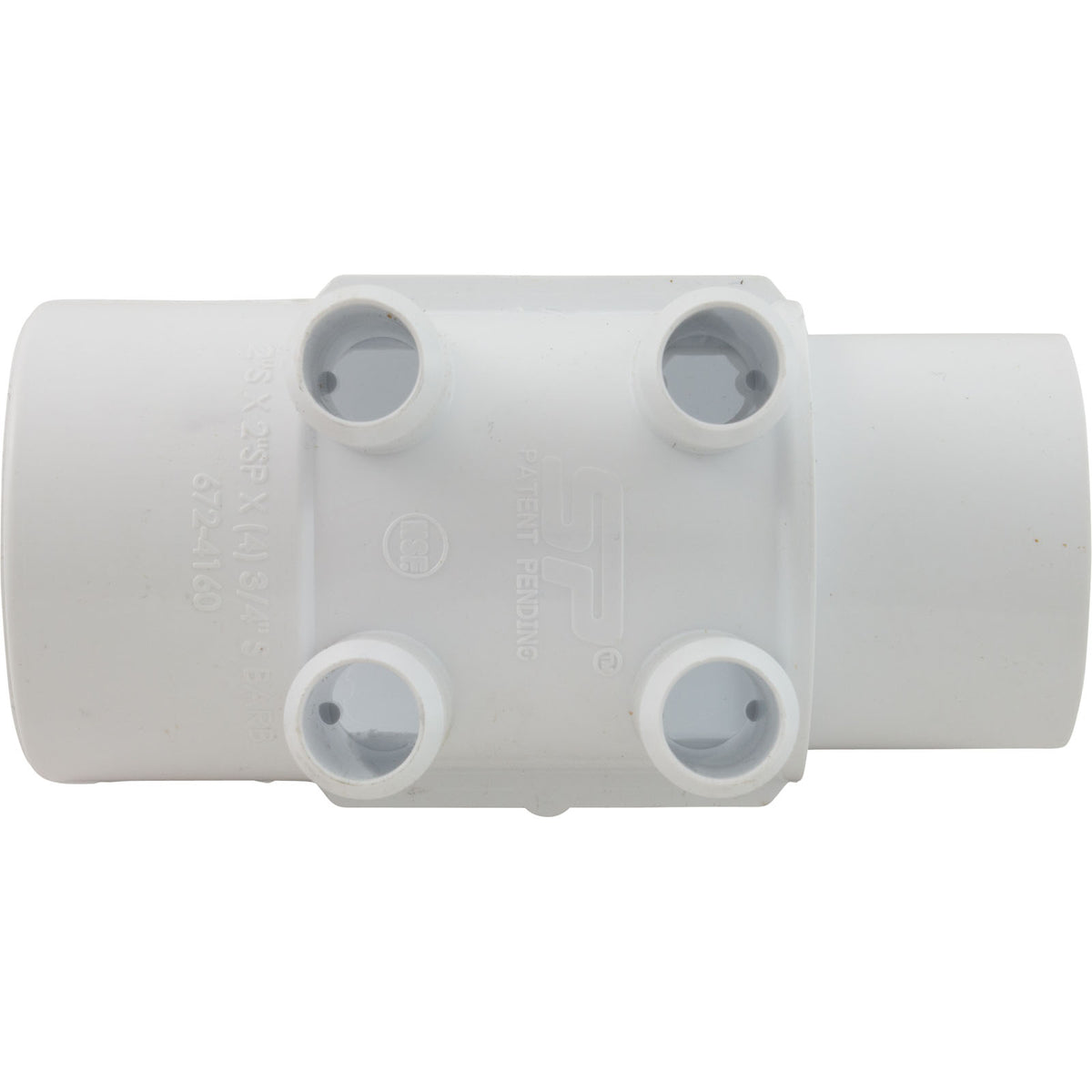 Manifold, 3/4"sb, 4 Port, Flow Thru, 2"s x 2"spg, SP